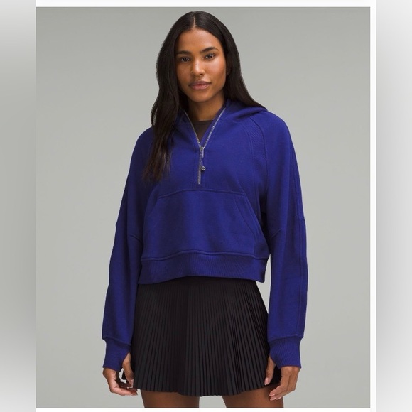 lululemon athletica Scuba Larkspur Half-Zip Hoodie - Picture 1 of 7